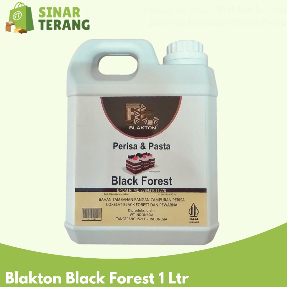 

69 PASTA COKLAT BLAKTON 1L / Black Forest besar 1 Liter / 1 KG 77