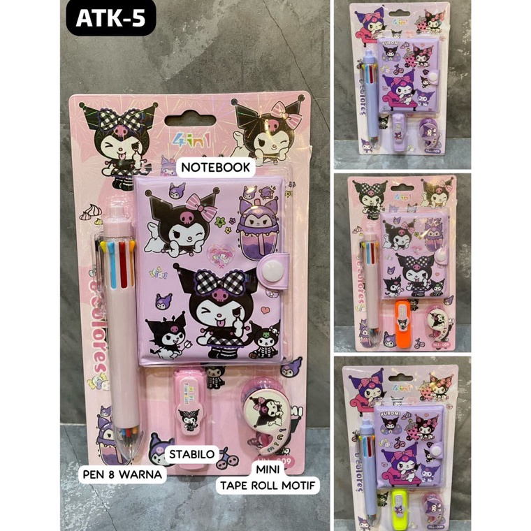 

[♾️K80(] STATIONARY LOTSO SANRIO KUROMI - ATK SET LOTSO ATK SET SANRIO ATK SET KUROMI - PERLENGKAPAN SEKOLAH MURAH MOTIF SANRIO LOTSO [204]