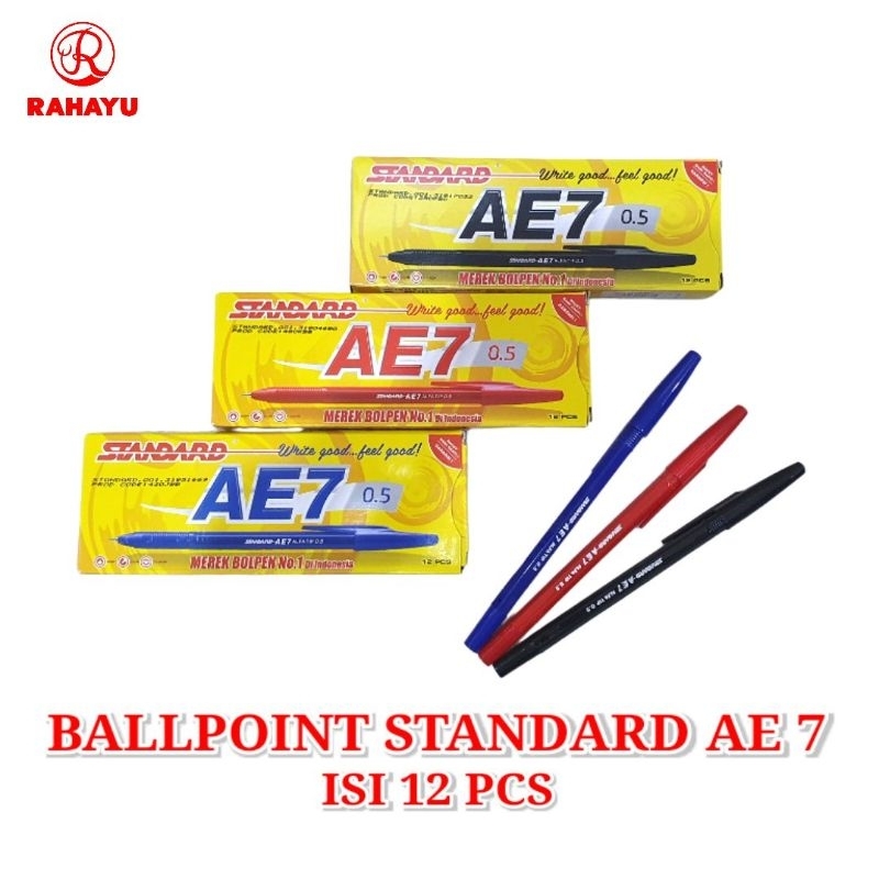 

BALLPOINT STANDARD AE7 (ISI 12 PCS)