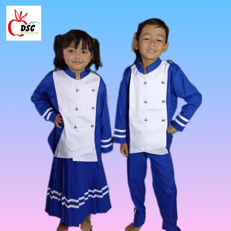 Baju / Kostum Drumband Anak PAUD / TK / SD Bisa Custom