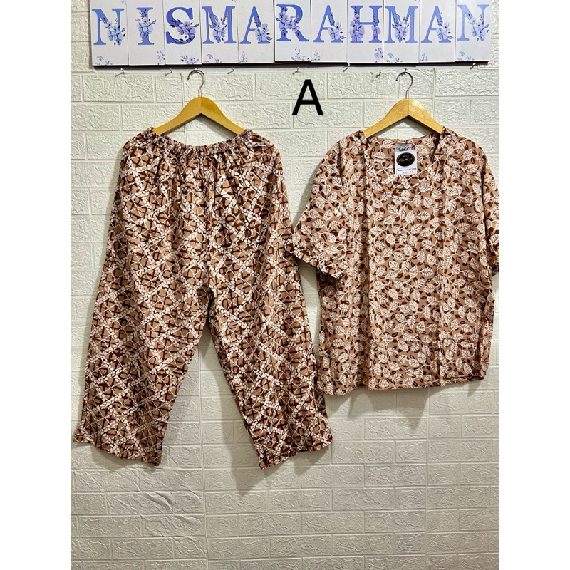 setelan batik LUZA super jumbo LD 130