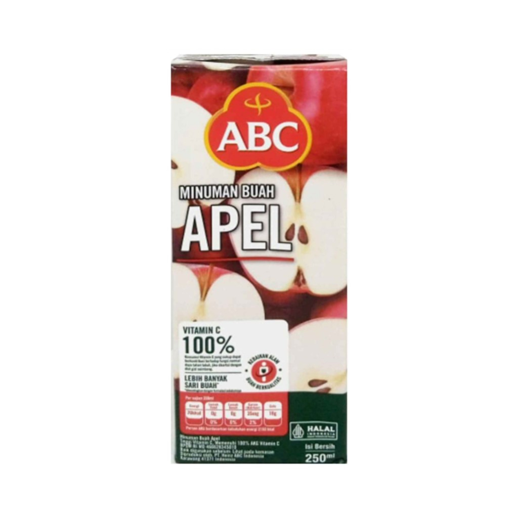 

Minuman ABC minuman buah Apel 250 ml