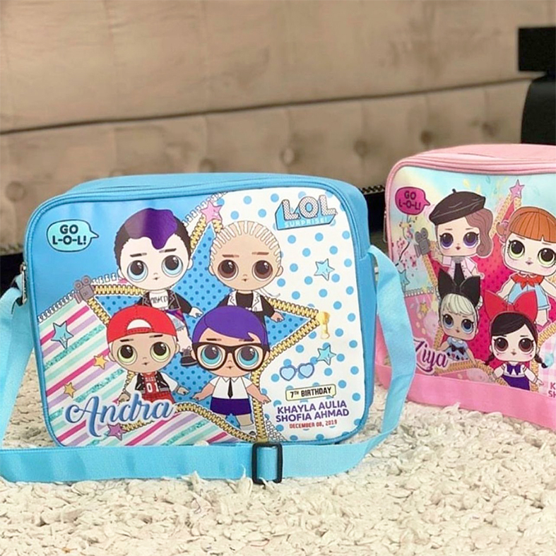 Tas Ultah / Tas Ultah Anak / Tas Souvenir Ultah Anak / Tas Souvenir Ulang Tahun Anak Custom / Tas Bi