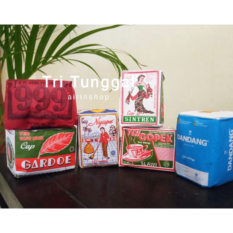 

[☽J98➤] PAKET 6 TEH KHAS SOLO, TEH TUBRUK CAP SINTREN, NYAPU, GOPEK, 999 , DANDANG, GARDOE Trendy
