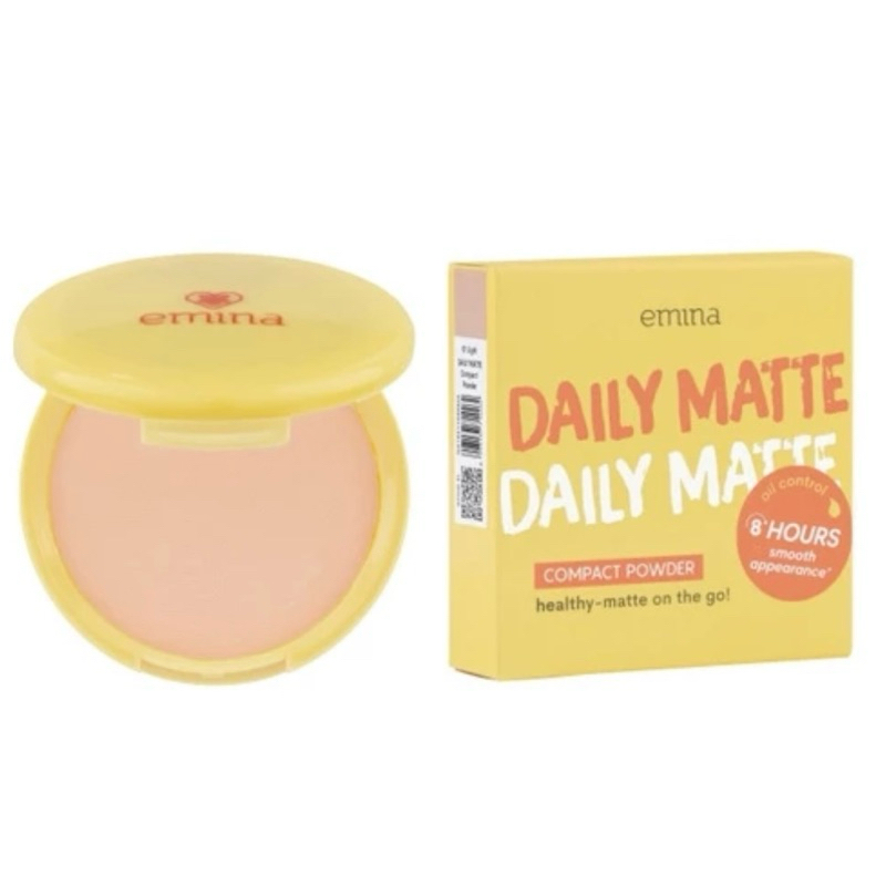 EMINA Daily Matte Compact Powder || Bedak Padat || Compact Powder Emina