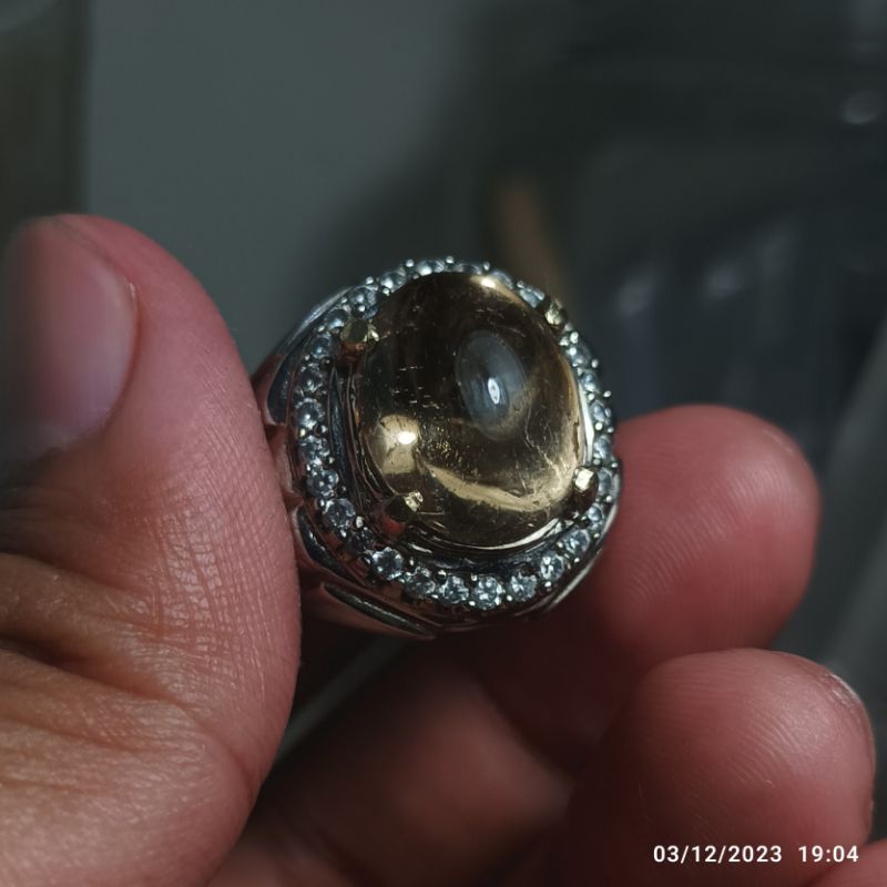 BATU NATURAL SMOKY QUARTZ / KECUBUNG TEH