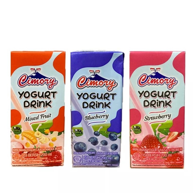 

AIFAJ 1 dus isi 24 cimory yogurt drink 200ml mix rasa jm0cb