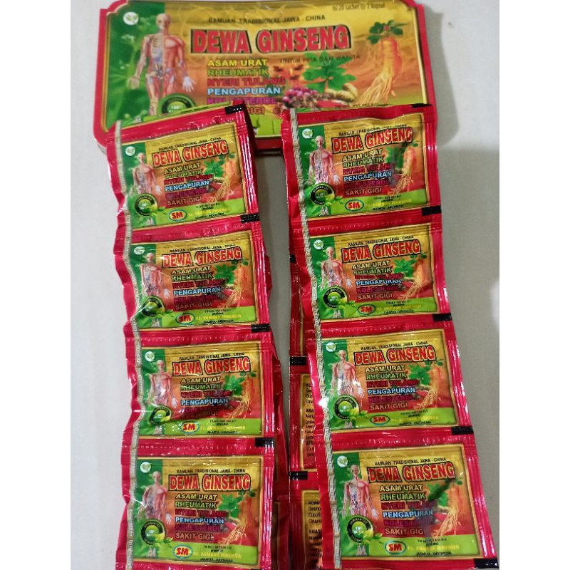 Kapsul Dewa Ginseng Asam Urat