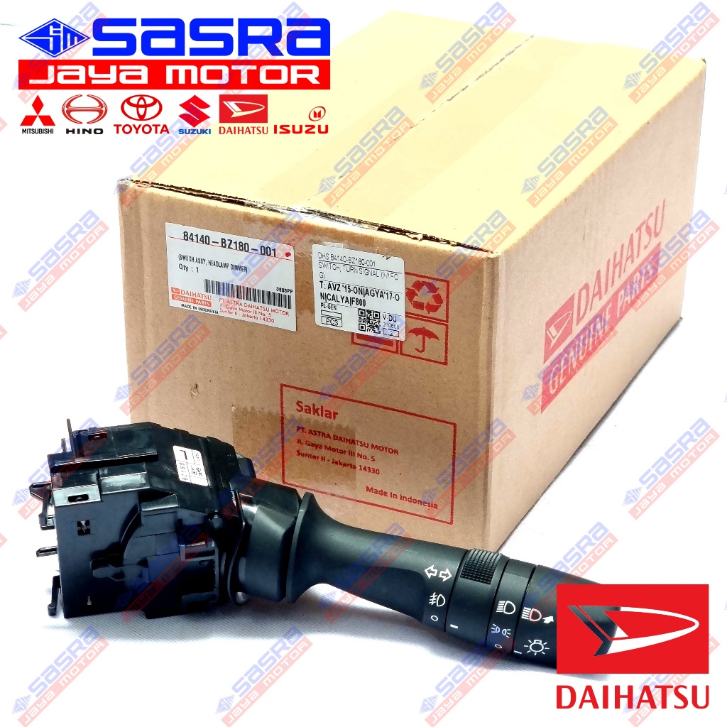 Saklar Kombinasi Lampu Sein Fog ORI Avanza/Xenia 2015-2021|Agya/Ayla 1.2 2017-2022|Calya/Sigra 1.2 2