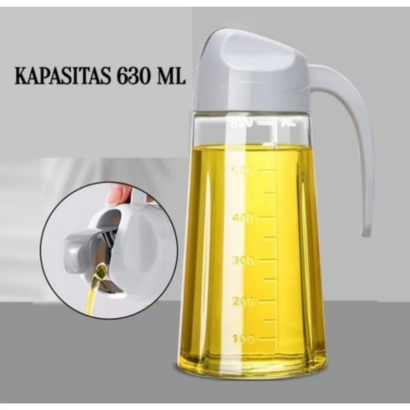 Botol Minyak kaca 630ml / botol minyak / oil pot