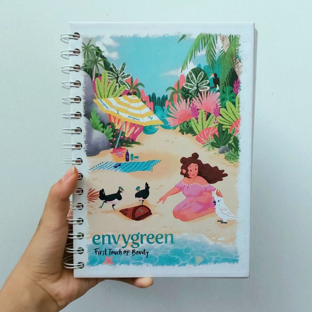 

ENVYGREEN NOTEBOOK POLOS PLAIN A5 HARDCOVER JOURNAL SPIRAL