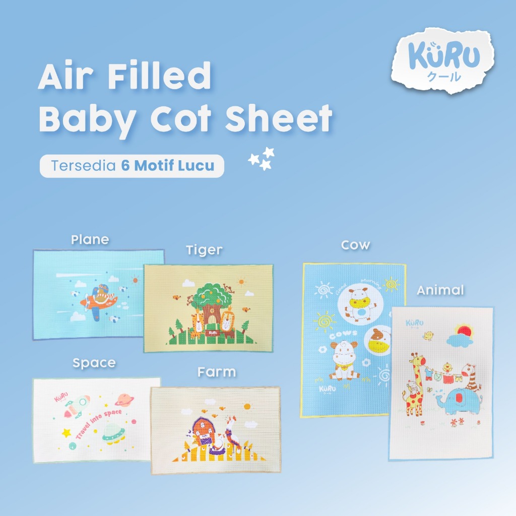 Perlak Organik Alas Ompol Bayi - Kuru Baby Organic Healthy Cot Sheet