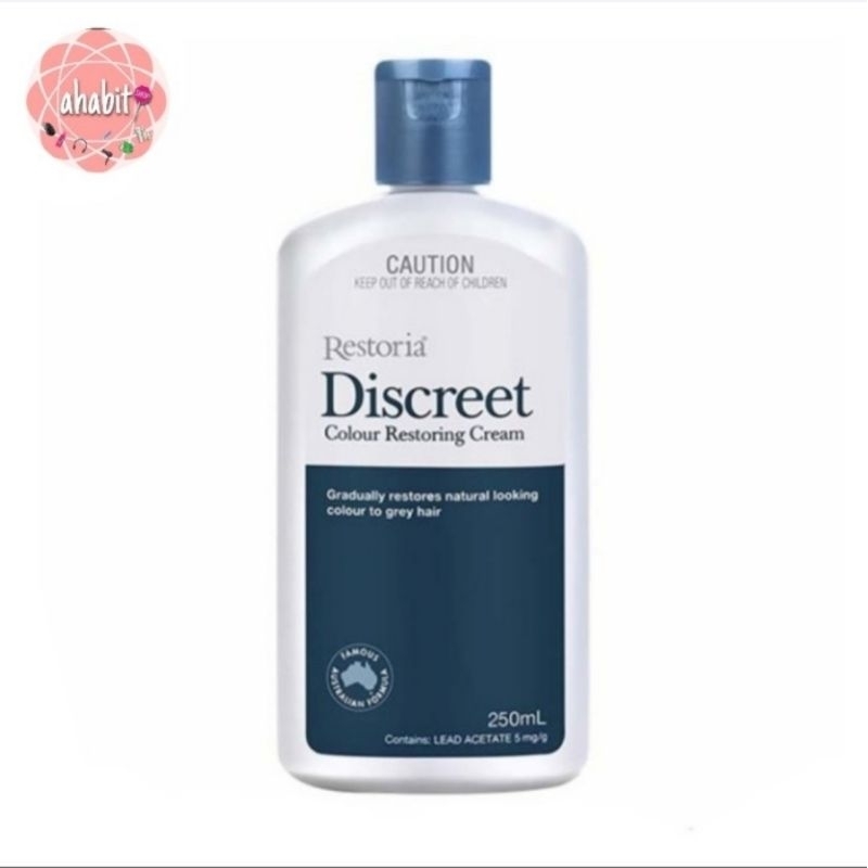 RESTORIA Discreet Colour Restoring Cream-250ml Original Made In Australia