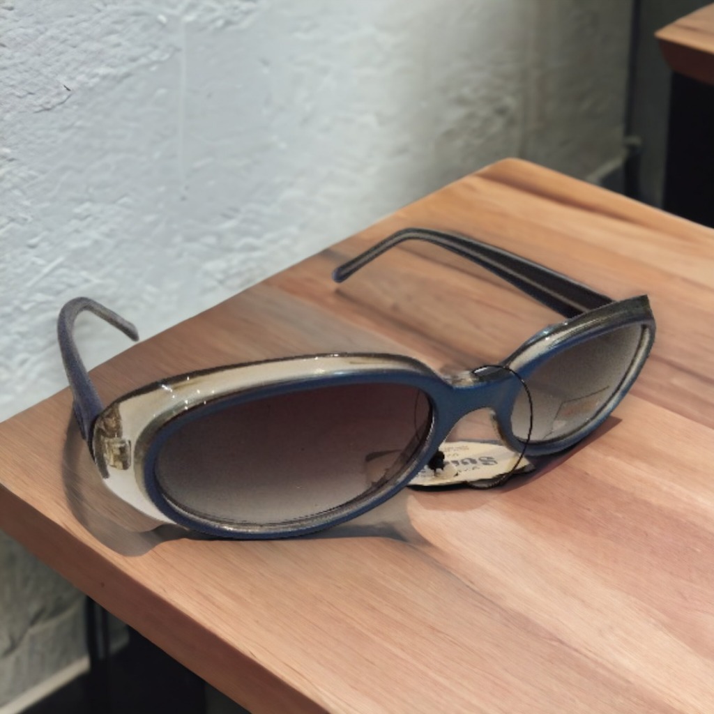 Kacamata Hitam Retro Klasik Kaca Mata Fashion Kacamata Round Rowling Oval Kecil 205