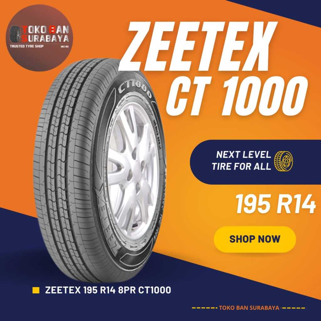 Zeetex 195 R14 8PR 195R14 195/14 195-14 195/R14 R14 R 14 8 PR CT1000 CT 1000