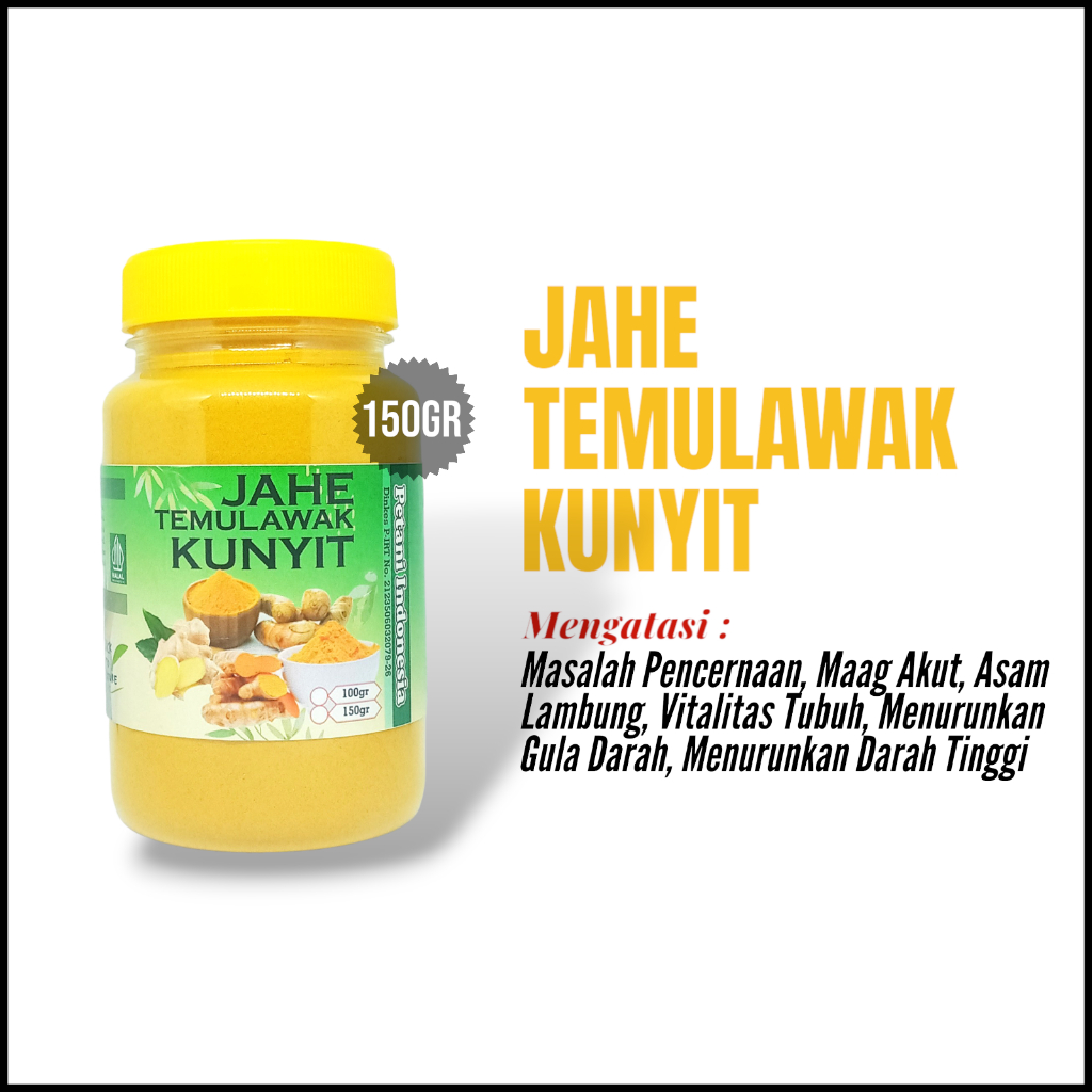 

Jahe kunyit temulawak back to nature maag asam lambung imunitas diabetes