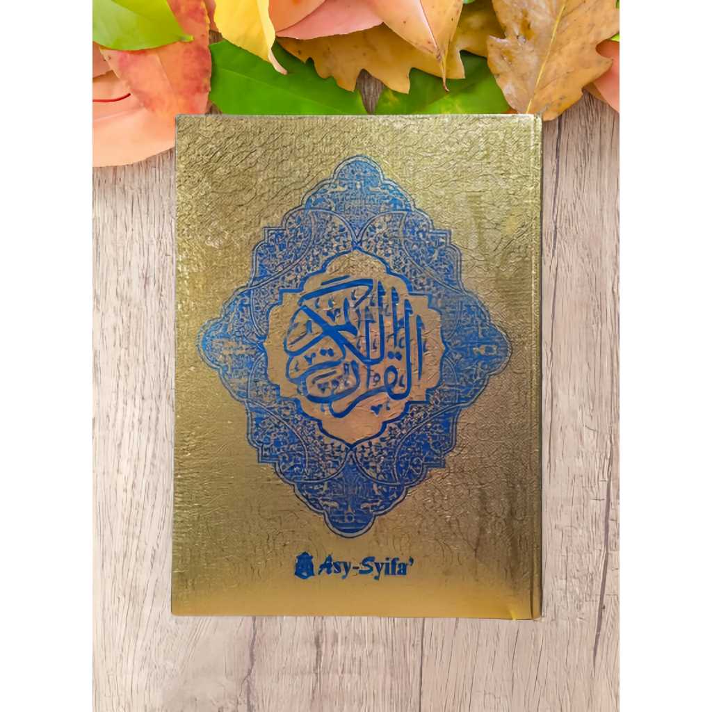 Al quran besar lansia cover emas | quran jumbo lansia cover mas