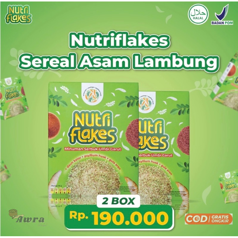 

NUTRIFLAKES Sereal Sehat Untuk Asam Lambung