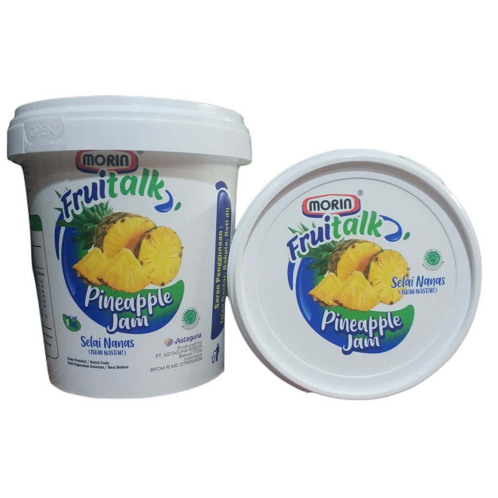 

Morin Fruitalk Pineapple Jam/ Selai Nanas Isian Nastar 1kg