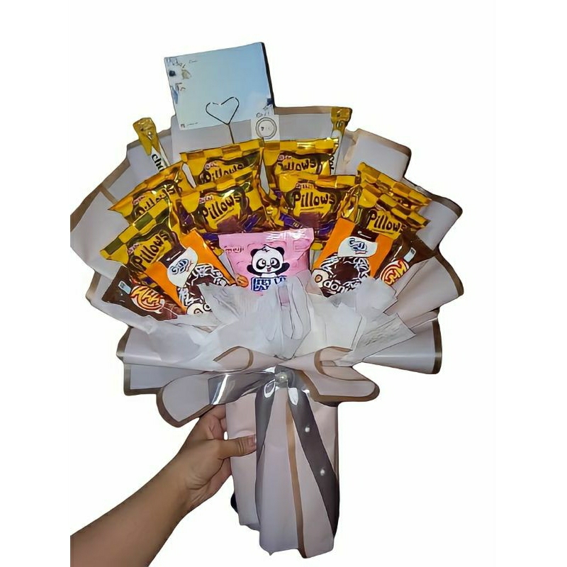 

[free packing] buket bouket bucket bouquet snack murah terjangkau cocok untuk ukang tahun/party/graduation/sidang/sempro/wisuda