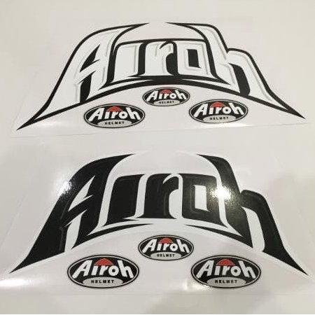 Sticker Helm Sticker Airoh Decal Helm