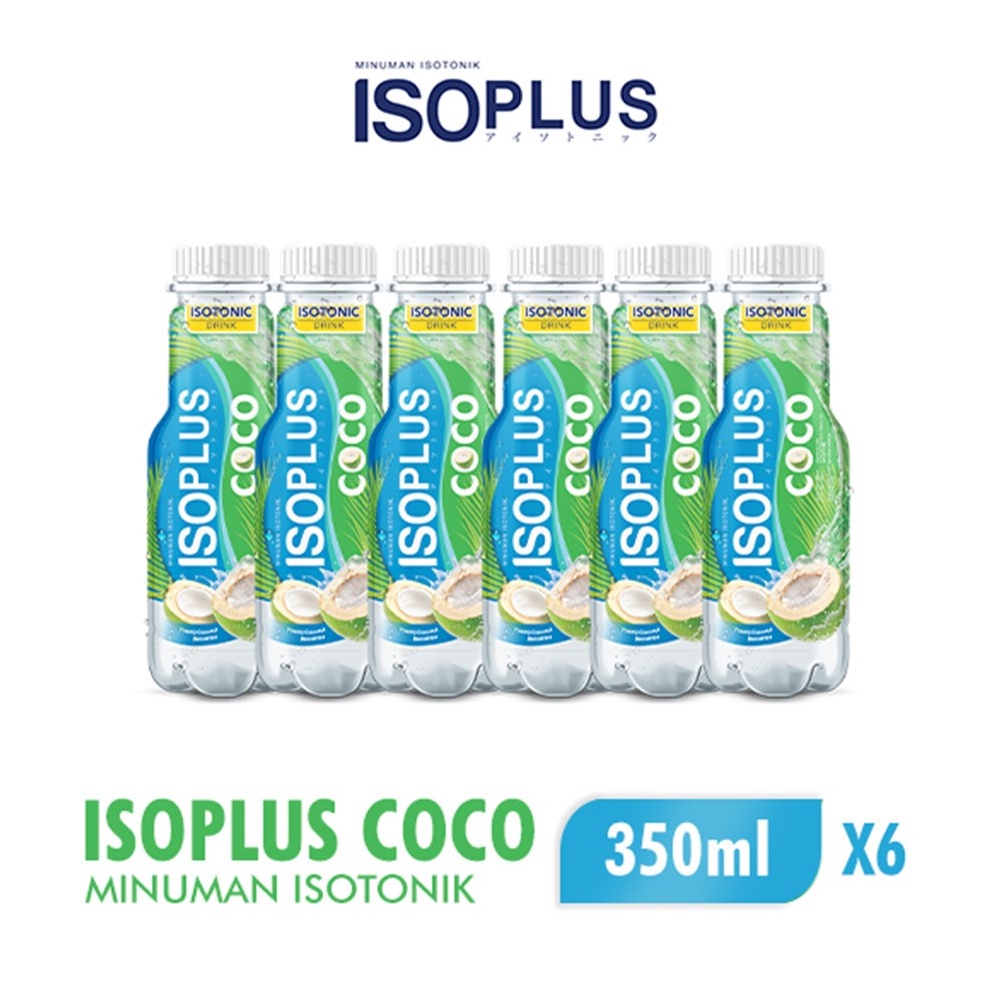 

[COD ZG81] Isoplus Coco Botol 350 ml x6 Best Seller