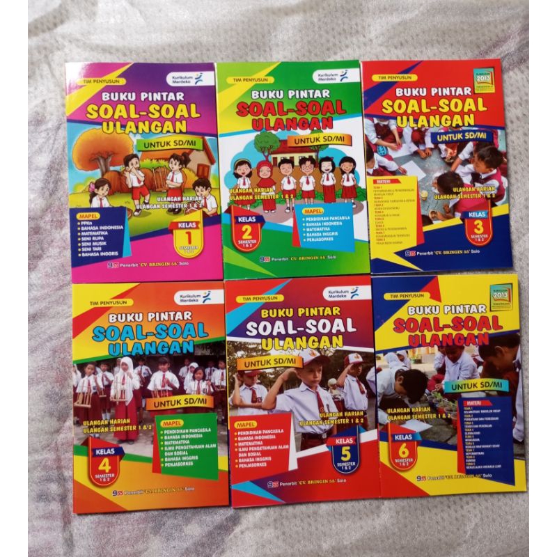 

Buku Pintar Soal-soal Ulangan Untuk SD/MI Kelas 1,2,3,4,5,6