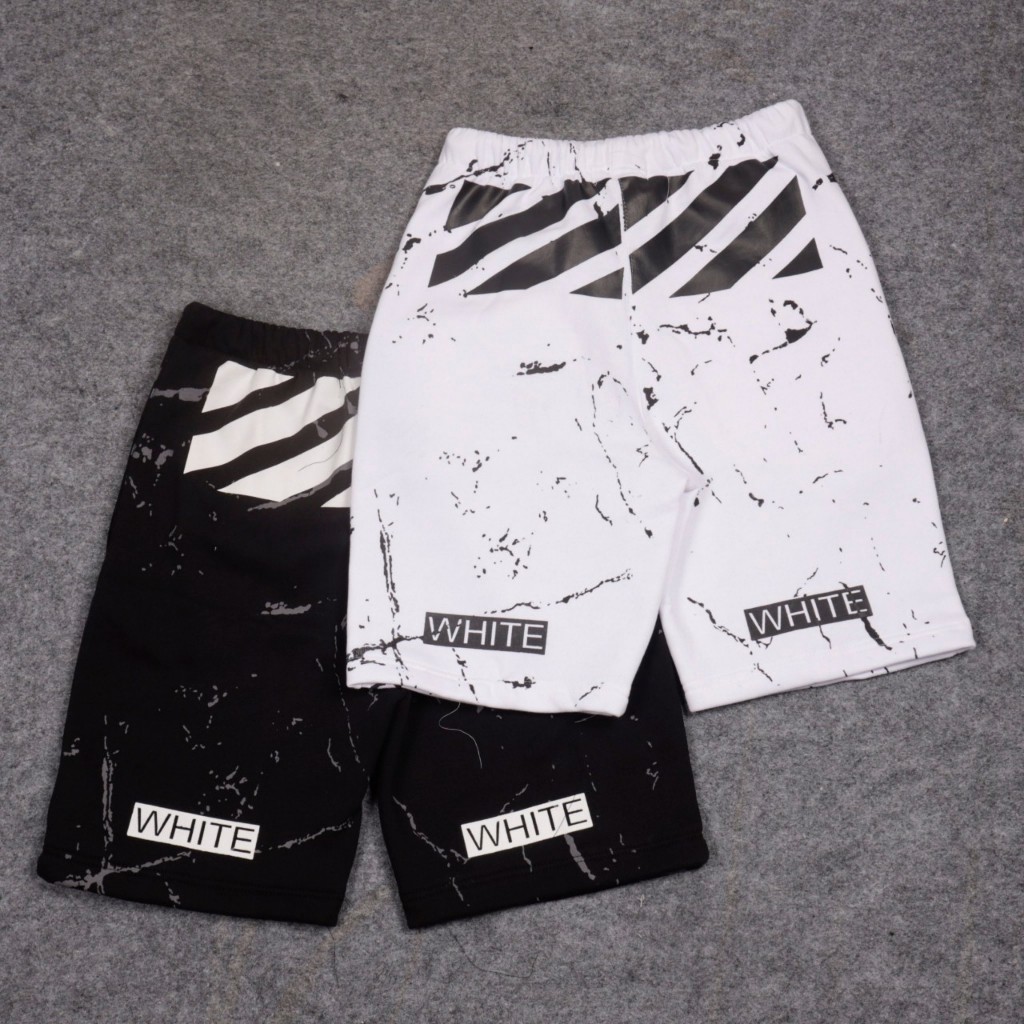 Shortpants / Celana Pendek Off White Marble Premium Quality FullTag Label