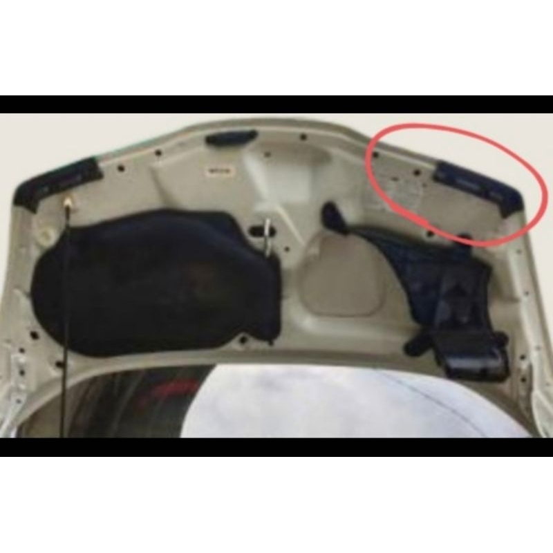 Seal Rubber Karet Ujung Pinggir Bawah Kap Mesin Jazz S RS GE8 2009 2010 2011 2012 2013 Original Hond