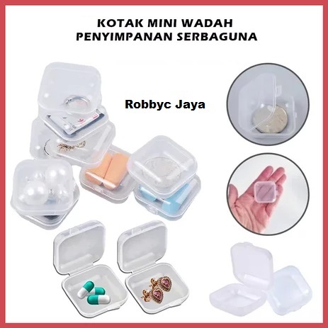 Kotak Obat Mini Plastik Serbaguna / Kotak Aksesoris Kecil