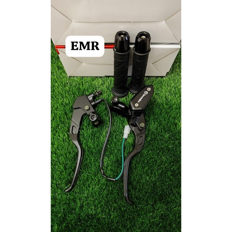 Paket Hemat Master rem tabung oval handle master rem tabung master rem model RCB plus handgrip sisik