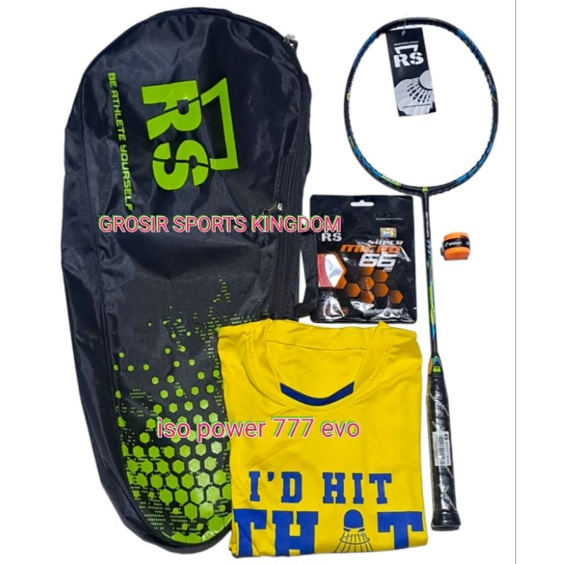 RAKET BADMINTON RS ISO POWER 777 EVO ORIGINAL