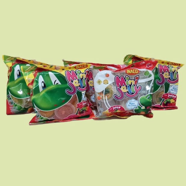 

✷Laris 5 sak - INACO Jelly Fruity Assorted [5 cup/sak] S61