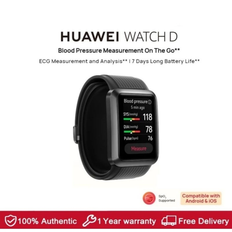 Huawei Watch D Smartwatch Blood ECG