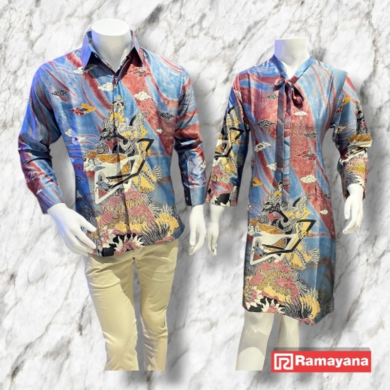 ARTHALOKA BATIK Couple Batik Murah Couple Batik Kondangan Batik Sarimbit Bahan Premium