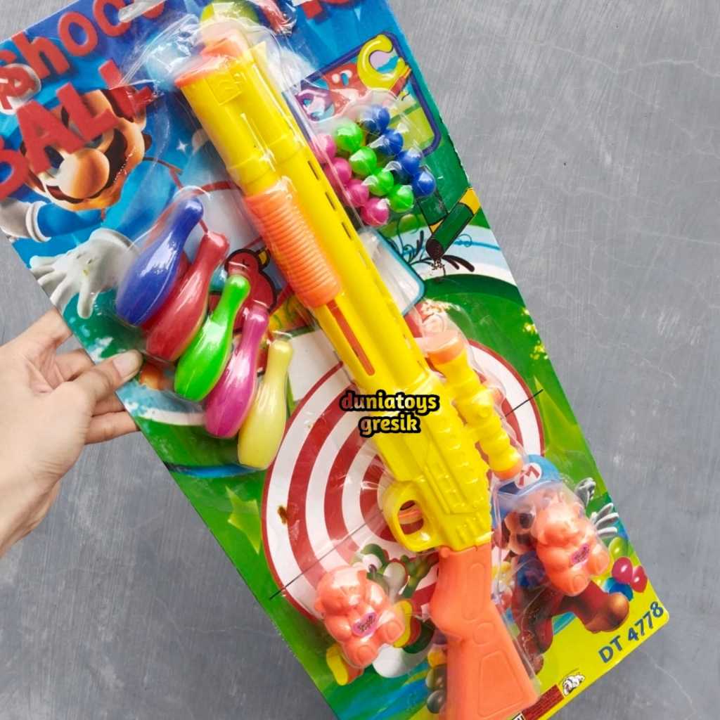 Mainan Anak Ukuran Panjang Set Bowling Ball mini Shoot Murah Meriah DT 4778 | Mainan Edukasi Dan Edu
