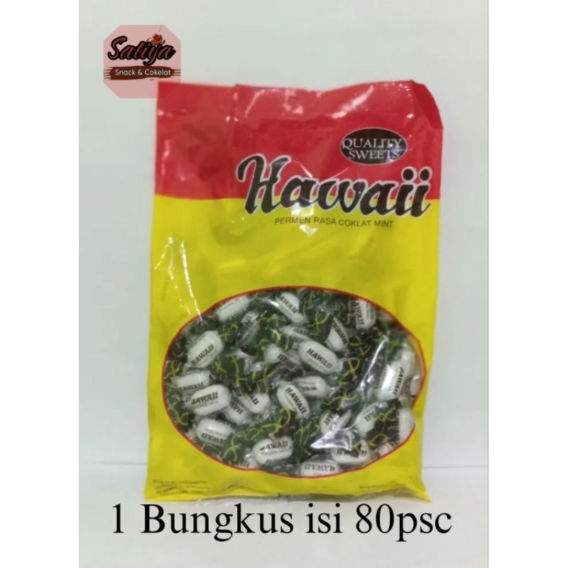 

Permen Hawaii Cokelat Mint 1Bungkus 80psc/280gr