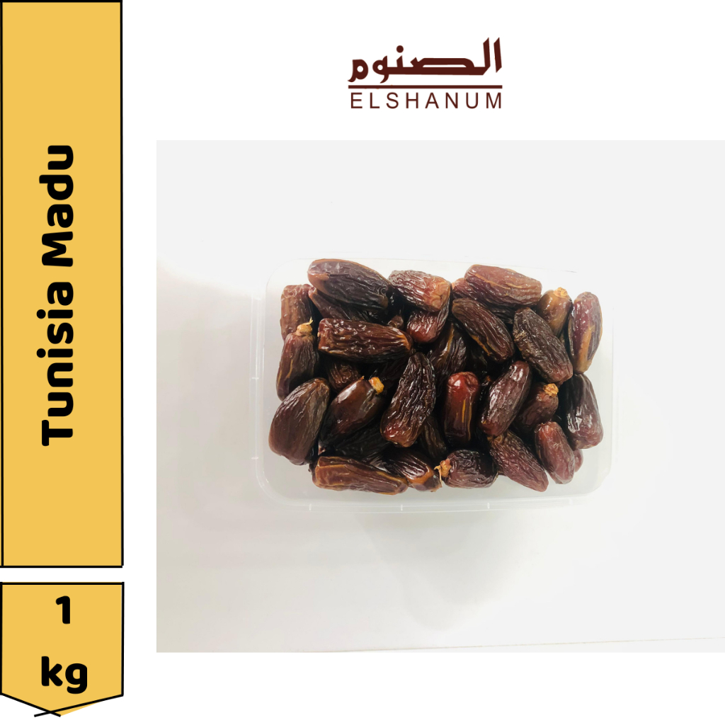 

Kurma Tunisia Madu 1kg / Kurma Tunisia Non Tangkai / Kurma Tunis / Kurma Madu - grade B