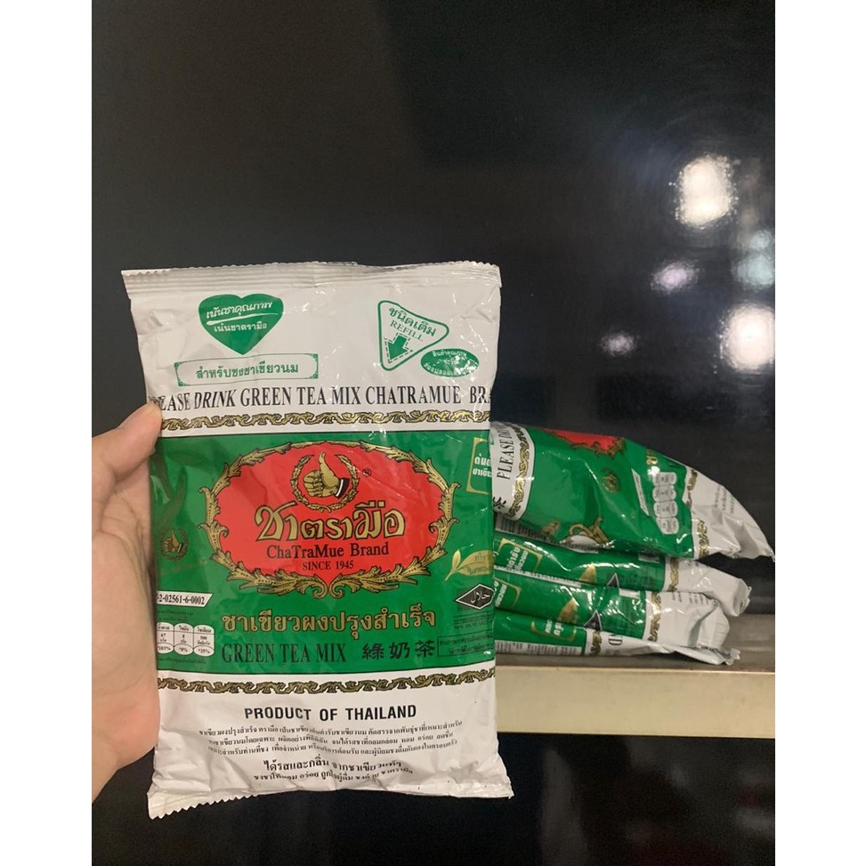 

Cha TraMue Thai Tea / Cha tra mue green tea / chatramue green tea / Thailand Tea / Teh Thailand 200gr 42