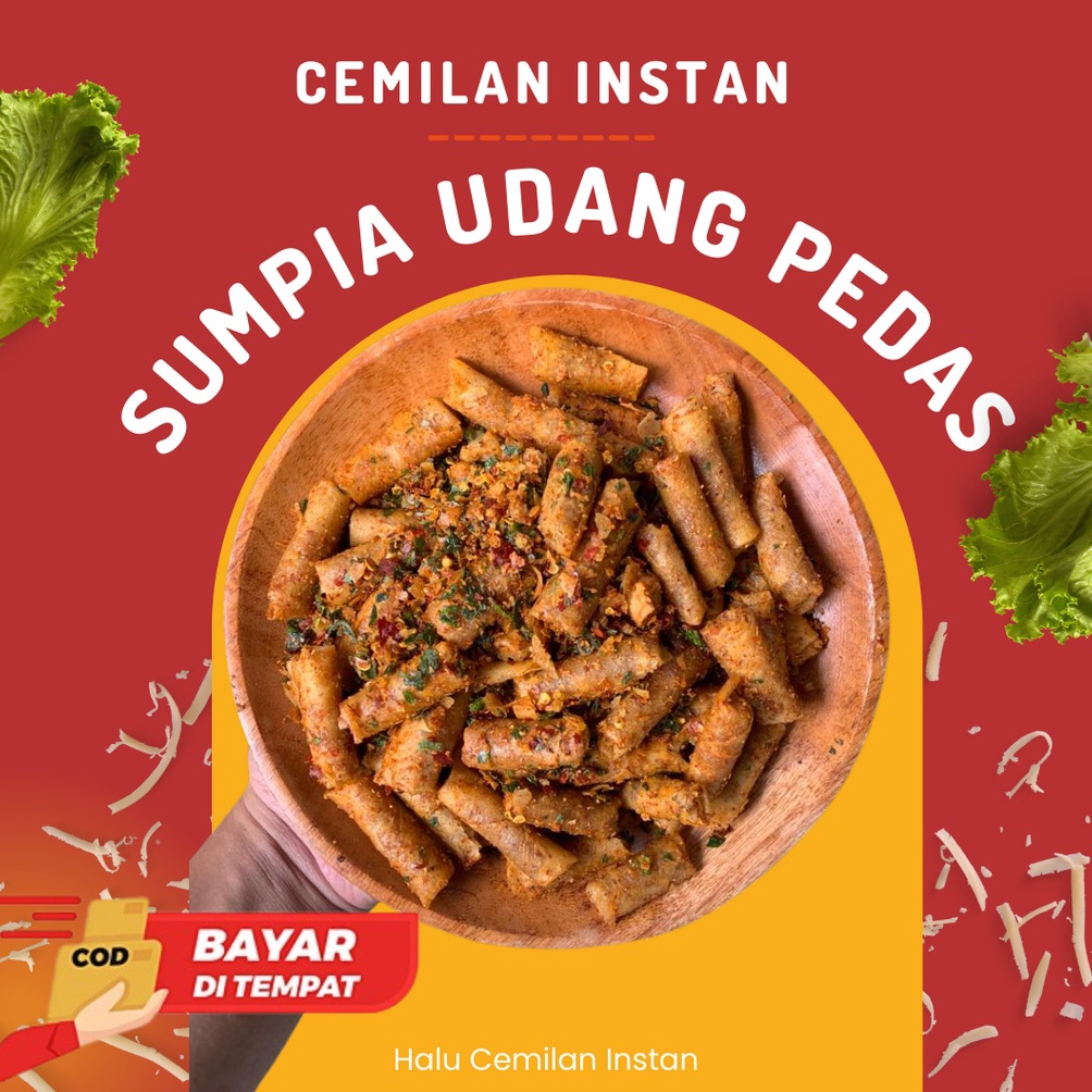 

6RN Sumpia udang pedas daun jeruk 500gr / Sumpia udang pedas 500gr ywwsc