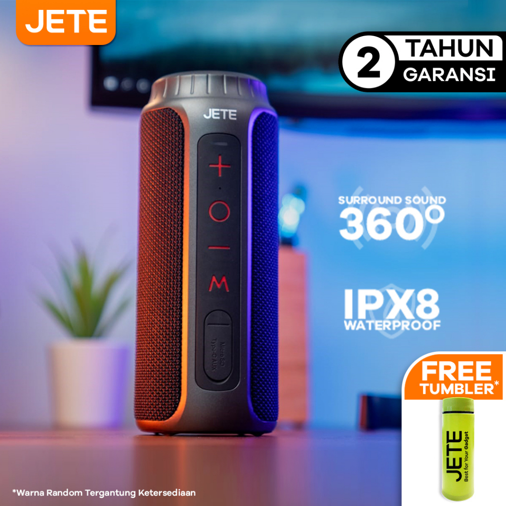 JETE Speaker Bluetooth S7 - Audio Super Bass - IPX7 - Speaker Portable