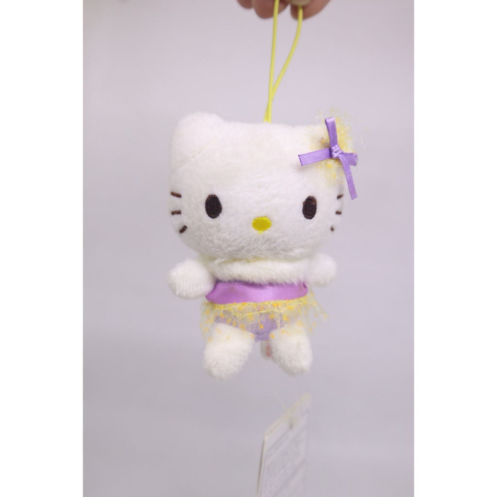 boneka gantungan hello kitty eikoh tutu ungu sanrio