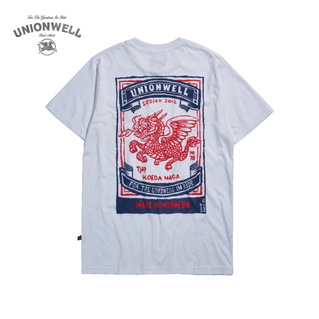 Unionwell T-shirt Original Kaos Gentala White