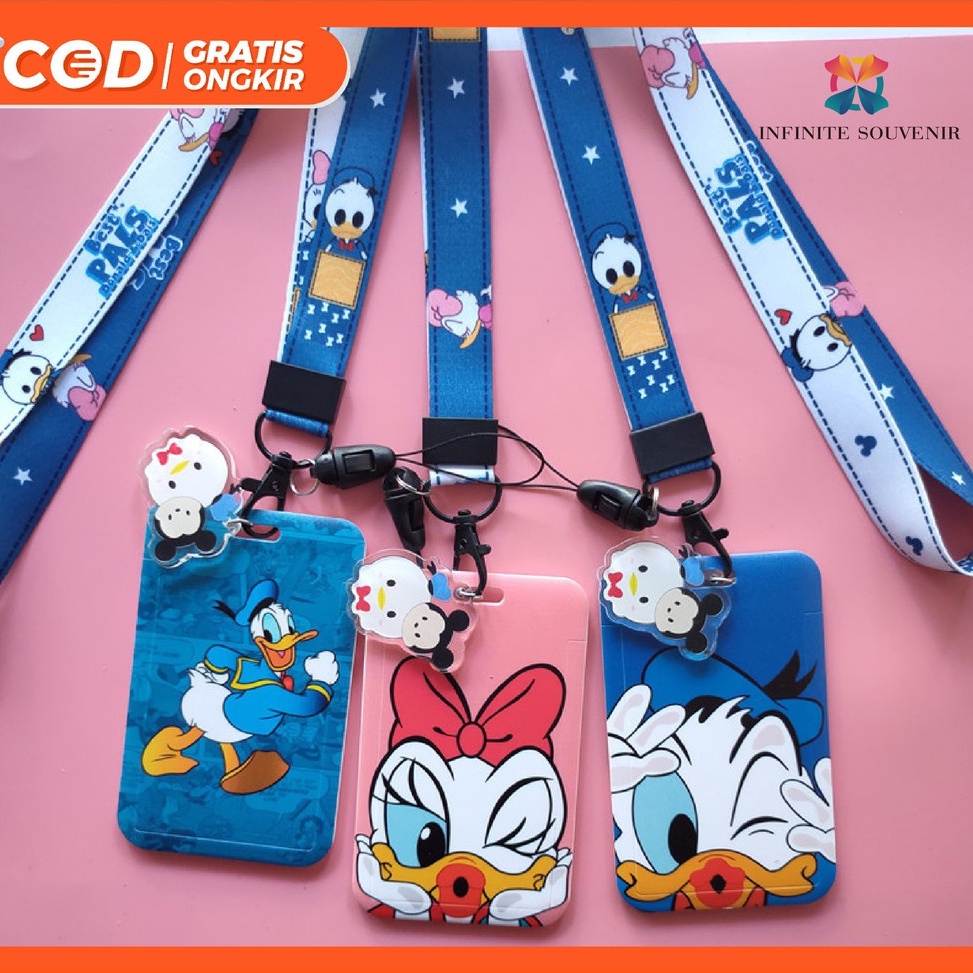

[KODE 6QHKU] (N003) NAME TAG KARAKTER TALI GANTUNGAN AKRILIK / CARD HOLDER / NAME TAG CARD / CARD KARAKTER / CARD HOLDER PHOTOCARD / TEMPAT KARTU AKSES / BISA UNTUK 2 KARTU / TALI CARD HOLDER