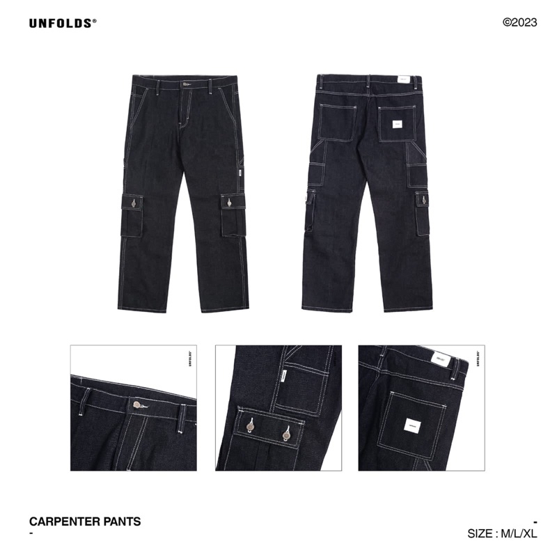 CARPENTER PANTS UNFOLDS