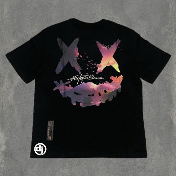 Ricky Is Clown Sakura Sunset Tee Black