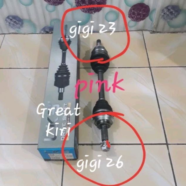 Drive Shaft Cv Joint Assy As Roda Komplit As Tarik Corolla Great AE101Kiri