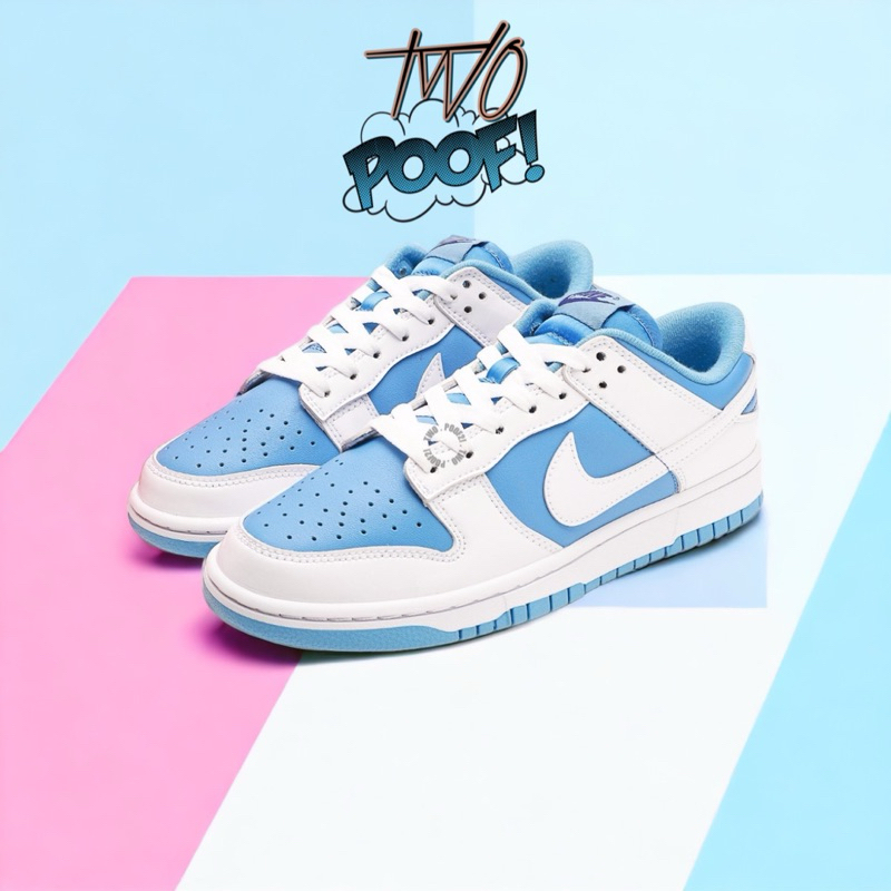 

[ Two's.Poof2! ] - Sneakers | Dung'z Low Reverse UNC " Blue White " -" BNIB "- [ Two's.Poof2! ]