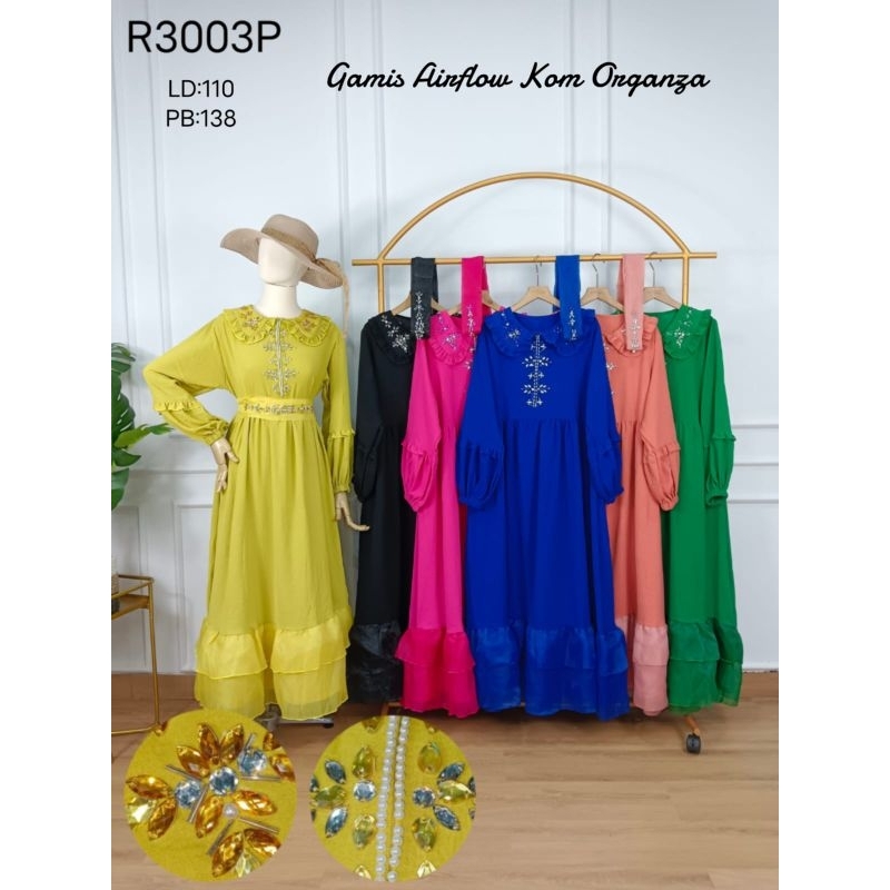 DRESS/Gamis IMPORT Organza