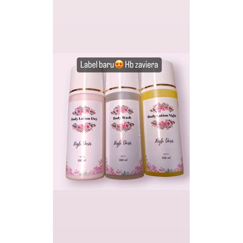 Pemutih Badan Zaviera Skincare handbody HB illona paket perawatan tubuh badan pemutih whitening